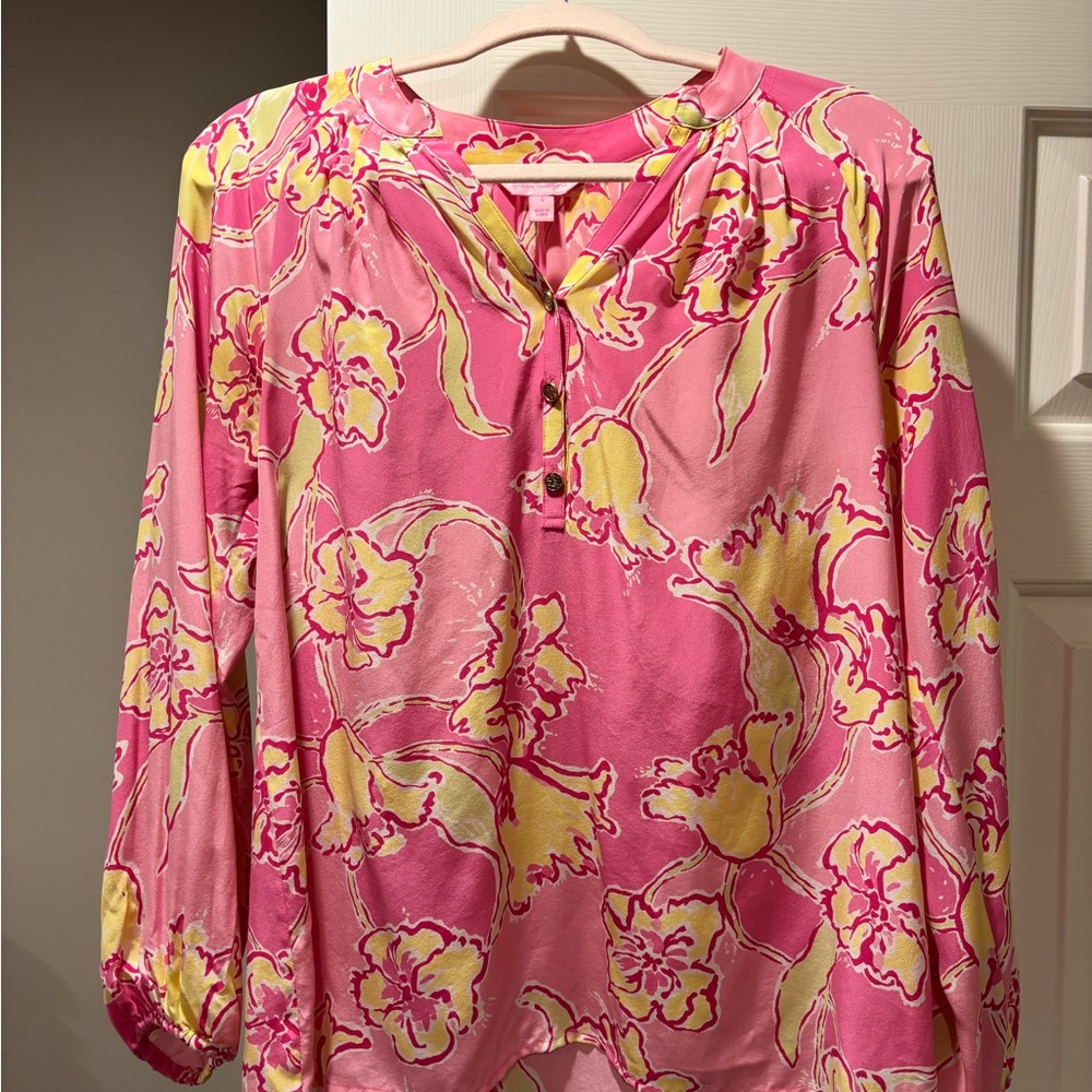 Lilly Pulitzer Elsa Silk Top